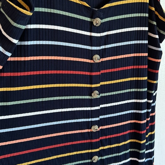 Loft Striped Dress size XL - Picture 2 of 6